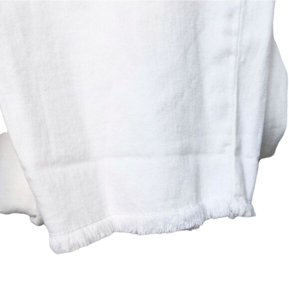 NWOT JEN7 by 7FAM Cropped Skinny Frayed Hem Jeans 16 - Picture 3 of 8